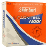 L-Carnitina 1000 20 sobres. Nutrisport | Natural Doctor