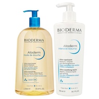 Denní krém péče pro atopickou pokožku + sprchový olej atoderm