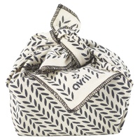 Furoshiki Bladverk 32 x 32 cm Ekologisk bomull
