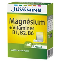 Magnésio + Vitaminas B1, B2, B6 60 comprimidos - Laboratoires Juvamine