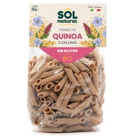 Bezlepkové bio quinoa makarony s lnem