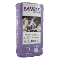 Noční kalhotky pro dívky 4-7 let (15-35 kg) eco
