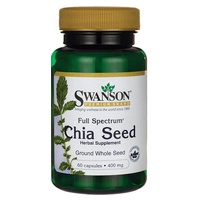 Semilla de chía 400 mg 60 cápsulas - Swanson | Natural Doctor