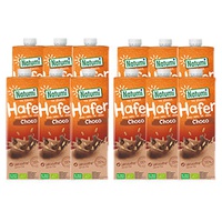 Pacote de bebida orgânica de aveia e chocolate 12 unidades de 1L - Natumi