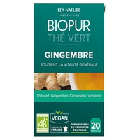 Té verde y jengibre 20 sobres - Biopur | Natural Doctor