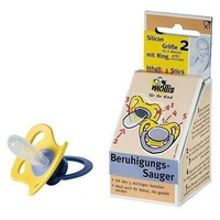 Beruhigender Schnuller - Größe 2 - Silikon mit Ring (ab 6 Monaten)
