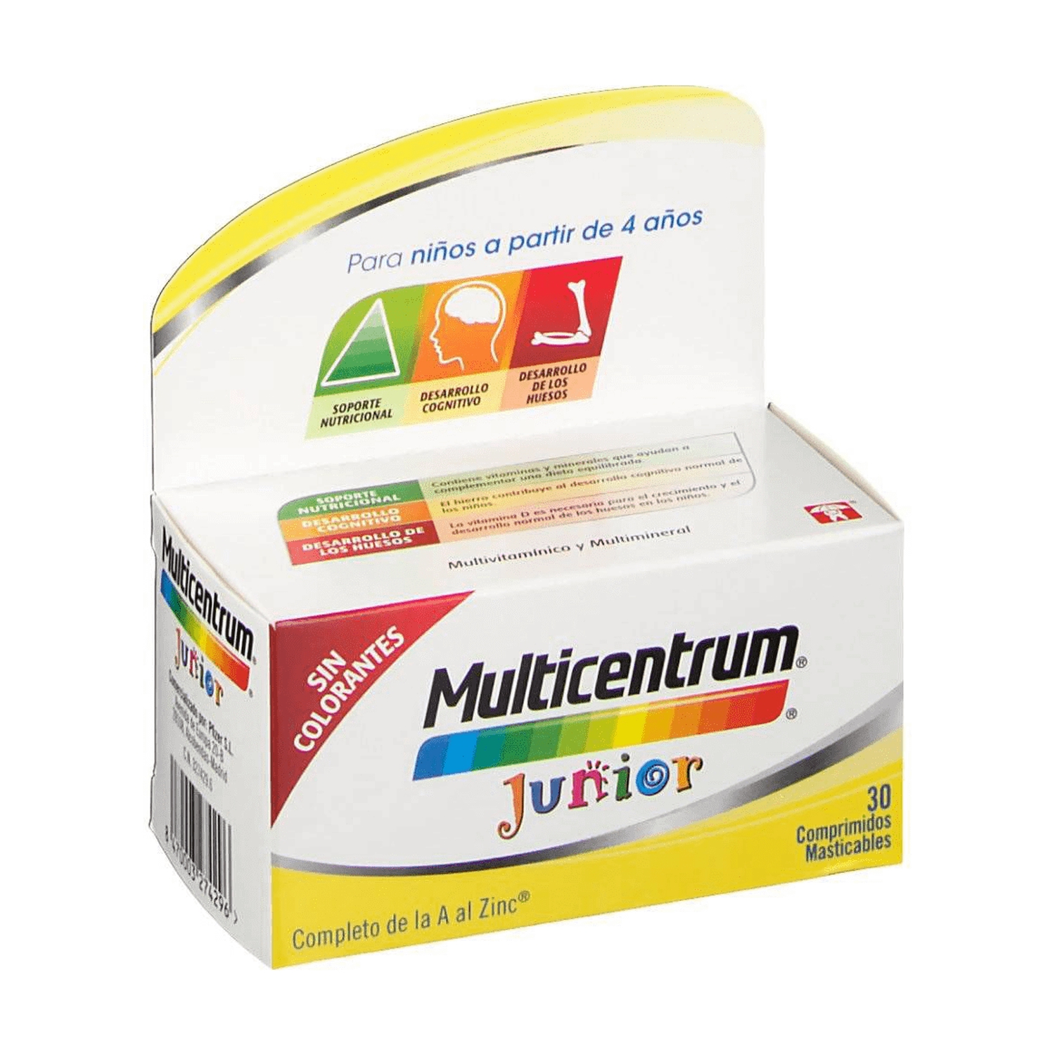 Multicentrum Junior 30 comprimidos de Multicentrum Naturitas