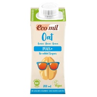 Aveia orgânica mais bebida sem açúcar