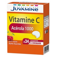 Vitamina C Acérola 1000 24 comprimidos masticables - Laboratoires Juvamine | Natural Doctor