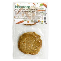Hambúrguer orgânico de cenoura e tofu 2x80g 160 g - Natureco