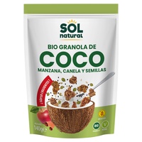 Krispig granola med kokos, äpple och kanel ekologisk
