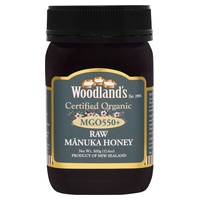 Manukový med mgo550+ bio raw monoflorální