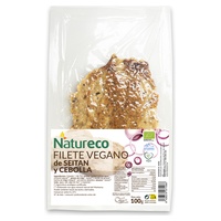 Bife de seitan e cebola vegano 100 g - Natureco