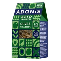 Biscoitos de ceto azeitona e sementes de chia 60 g - Adonis