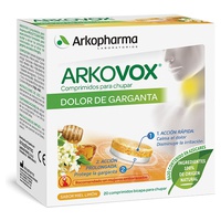 Arkovox Dolor De Garganta Bicapa Sabor Miel-Limón 20 comprimidos - Arkopharma | Natural Doctor