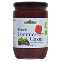 Puré de manzana y grosella negra sin azúcar 630 g - Côteaux Nantais | Natural Doctor