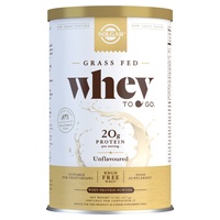 Whey to go - proteína en polvo sin sabor 377 g de polvo - Solgar | Natural Doctor