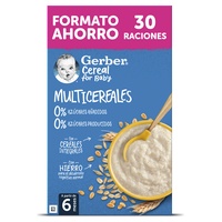 Mingau multigrãos +6m 510 g de pó - Gerber Organic