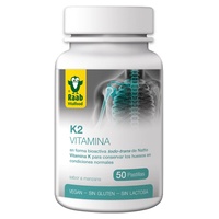Vitamina K2 manzana mantenimiento de huesos 50 comprimidos de 1,5g - Raab | Natural Doctor