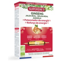 Ginseng med kungligt gelé och ekologisk acerola