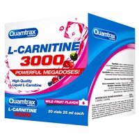 L-carnitina 3000 frutos silvestres 20 viales de 25ml - Quamtrax Nutrition | Natural Doctor