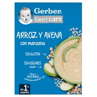 Mingau de arroz e aveia com maçã +6m 250 g de pó (Maçã) - Gerber Organic
