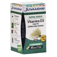 Vitamina D3 de Lichen des Rennes 30 cápsulas vegetais - Laboratoires Juvamine