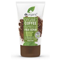 Ekologisk kaffeespresso ansiktsskrubb