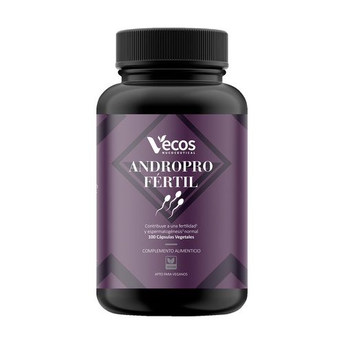 Buy Andropro fertile (male fertility) 100 vegetable capsules Vecos |  Naturitas