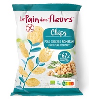 Ekologiska kikärtschips med rosmarin
