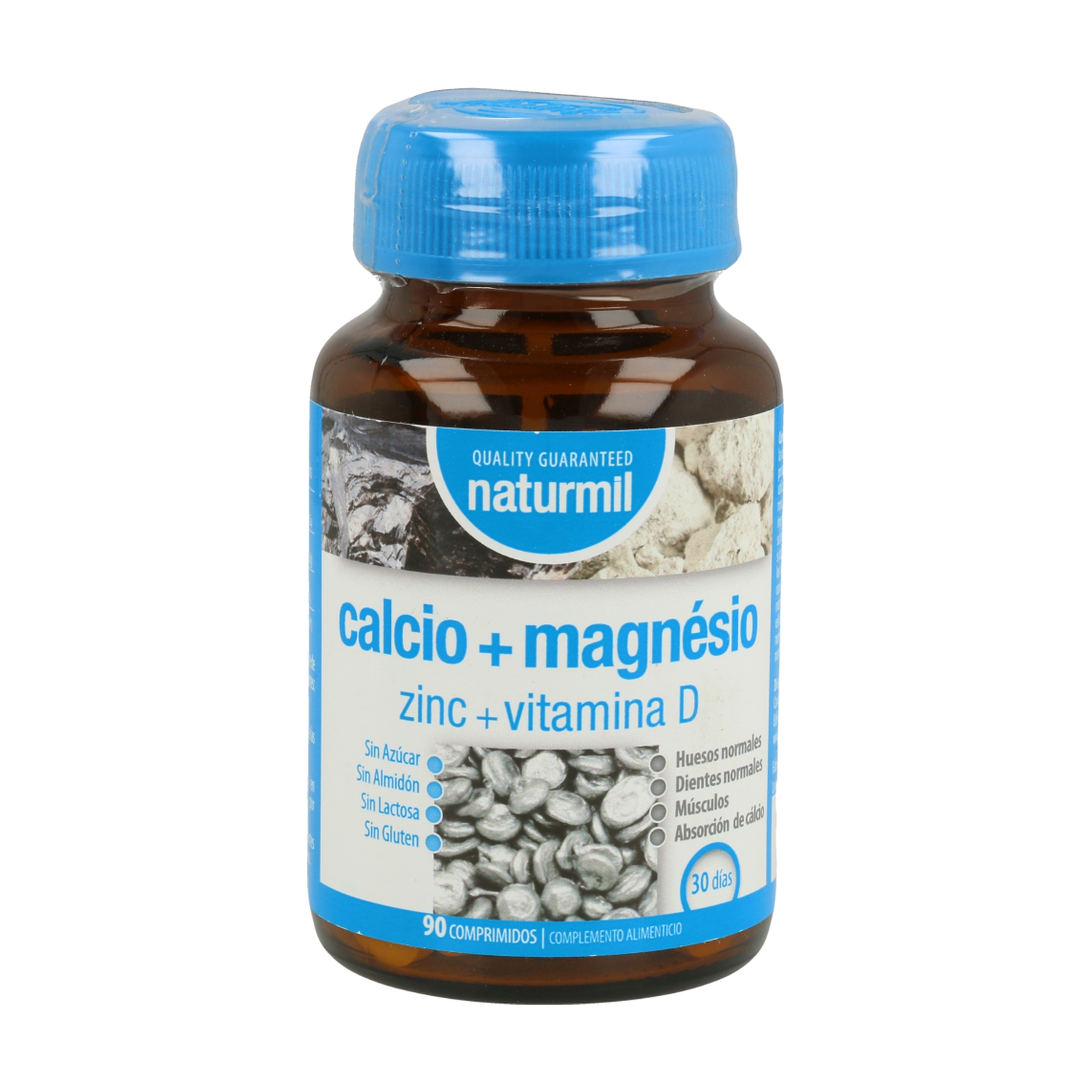 Cálcio con Magnésio, Zinc y Vitamina D 90 comprimidos de Naturmil