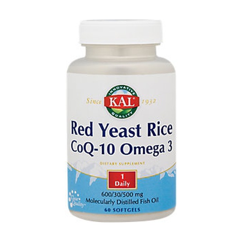 Vendita Riso Lievito Rosso Co-Q10 Omega 3 60 capsule Kal | Naturitas