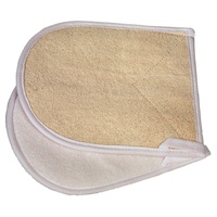 Tvåsidig massagehandske, luffa/frotté