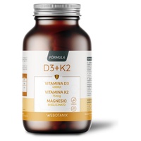 Vitamina d3 4000 ui + k2 + fórmula de magnésio 60 cápsulas - WeBotanix