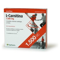 L-Carnitina 12 ampollas de 1500mg - Herbora | Natural Doctor