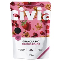 Bio granola z červeného ovoce