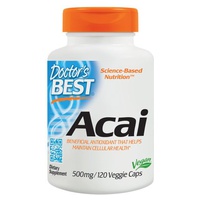 Açaí 500 mg 120 cápsulas vegetales - Doctor's Best | Natural Doctor