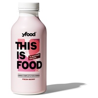 Comida para beber com sabor de framboesa yfood 500 ml - YFood