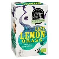 Infusion lazy lemon grass hierba de limón Bio 16 bolsitas infusoras (Limón) - Royal Green | Natural Doctor