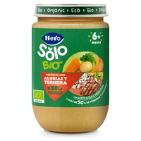 Sklenička se zeleninou, fazolemi, hovězím 6m+ hero solo bio