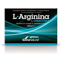 L-Arginina y L-Ornitina 28 sobres - Soria Natural | Natural Doctor