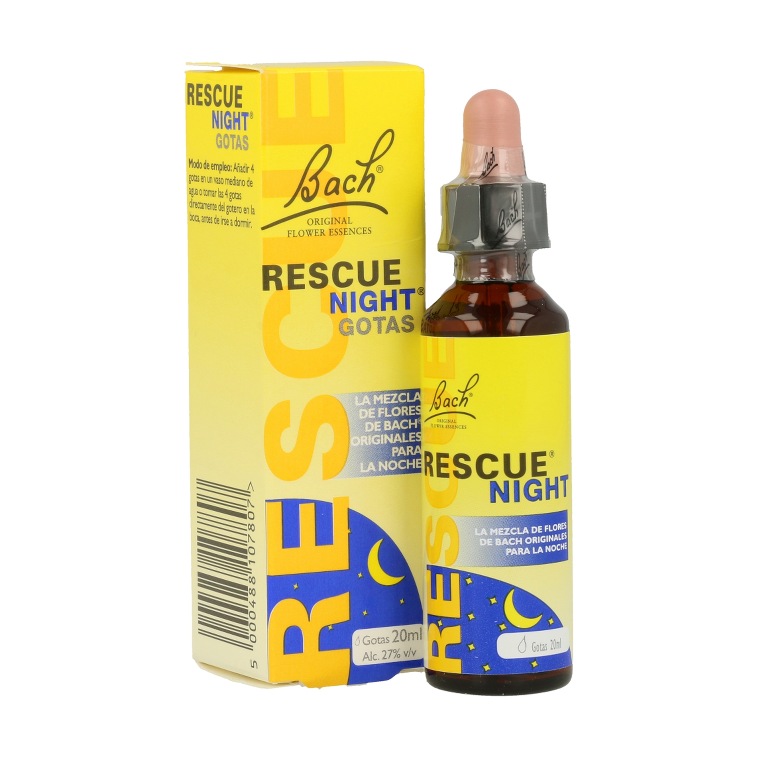 Bach Rescue Remedy Night 20 ml de elixir floral de Rescue Naturitas
