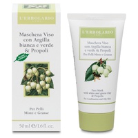 L'erbolario Crema Mascarilla Con Arcilla Y Propóleo 50 Ml De