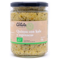 Quinoa med ekologisk grönkål och spenat