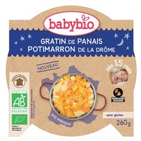 Buenas noches calabaza gratinada chirivía del Valle del Loira 260 g - Babybio | Natural Doctor