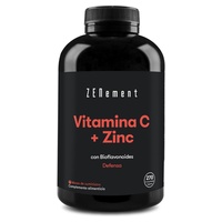Vitamina C 1000 mg con Bioflavonoides y Zinc 270 comprimidos - Zenement | Natural Doctor