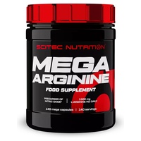 Mega Arginine arginina aminoácido 140 cápsulas - Scitecâ Nutrition | Natural Doctor