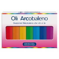Conjunto de mini arco-íris de 7 cores 10 ml de óleo - Erboristeria Magentina