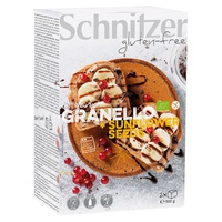 Pão sem glúten com sementes de girassol (granello) 2 unidades - Schnitzer