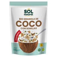 Krispig kokosgranola med ekologiska frön